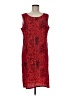 Jessica Graphic Red Cocktail Dress Size M (estimated) - photo 1