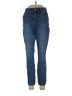 NY&C Solid Blue Jeans Size 12 - photo 1