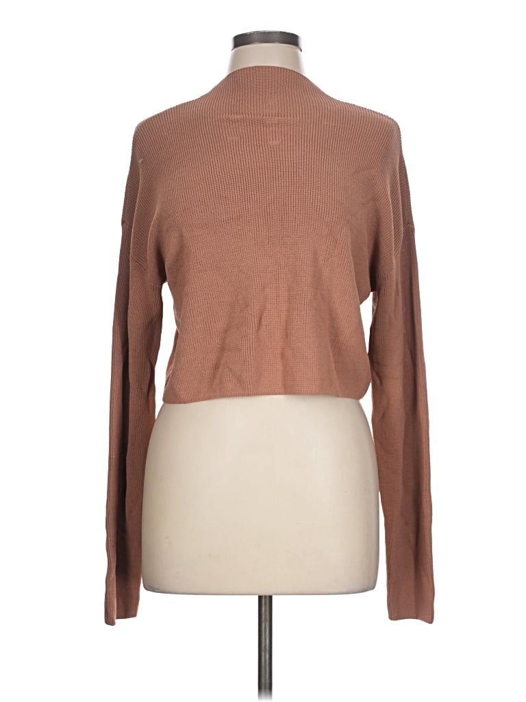 Pre-owned Unbranded Turtleneck Sweater In Brown