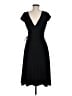 B. Moss Solid Black Casual Dress Size M (estimated) - photo 2