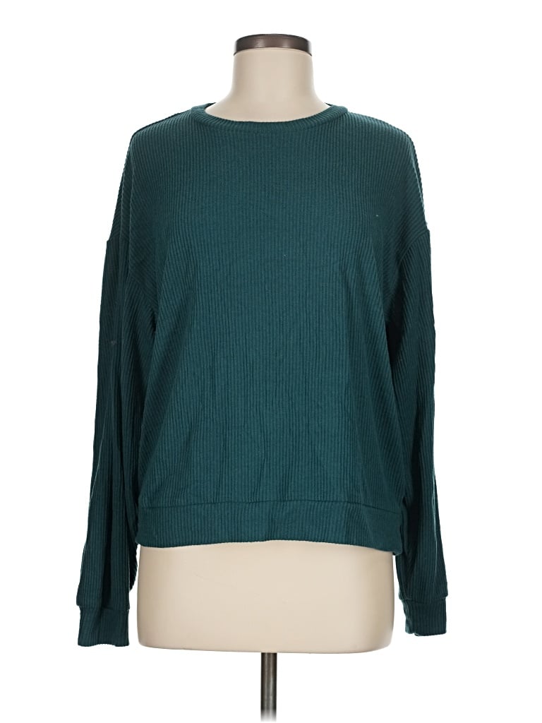 Click to view more detailed imagery on our partner's website Pre-owned Honeydew Pullover Sweater In Teal