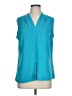 Zozo 100% Polyester Teal Sleeveless Blouse Size L - photo 1