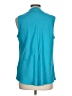 Zozo 100% Polyester Teal Sleeveless Blouse Size L - photo 2
