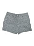 Ann Taylor LOFT 100% Cotton Polka Dots Blue Shorts Size 8 - photo 1