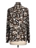Anne Klein Floral Silver Long Sleeve Blouse Size L - photo 2