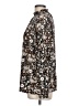 Anne Klein Floral Silver Long Sleeve Blouse Size L - photo 5