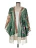 Elan 100% Polyester Green Kimono One size - photo 1