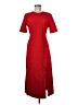 Zara Solid Red Casual Dress Size M - photo 1