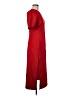 Zara Solid Red Casual Dress Size M - photo 4