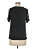 Eight Sixty Black Short Sleeve Top Size M - photo 2