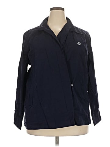Lauren by Ralph Lauren 3/4 Sleeve Button-Down Shirt (view 1)