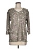 Erika Paisley Gray 3/4 Sleeve Blouse Size M - photo 1