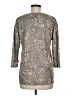 Erika Paisley Gray 3/4 Sleeve Blouse Size M - photo 2