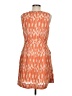 J.Crew Print Orange Casual Dress Size 6 - photo 2