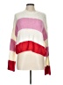 Jessica Simpson 100% Acrylic Color Block Ivory Pullover Sweater Size L - photo 1