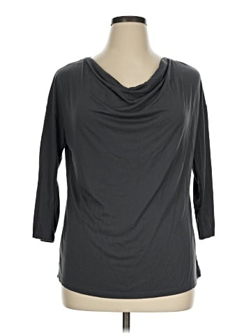Ann Taylor Factory 3/4 Sleeve T-Shirt (view 1)