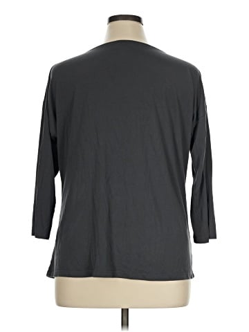 Ann Taylor Factory 3/4 Sleeve T-Shirt (view 2)