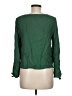 ModCloth Green Long Sleeve Blouse Size M - photo 2