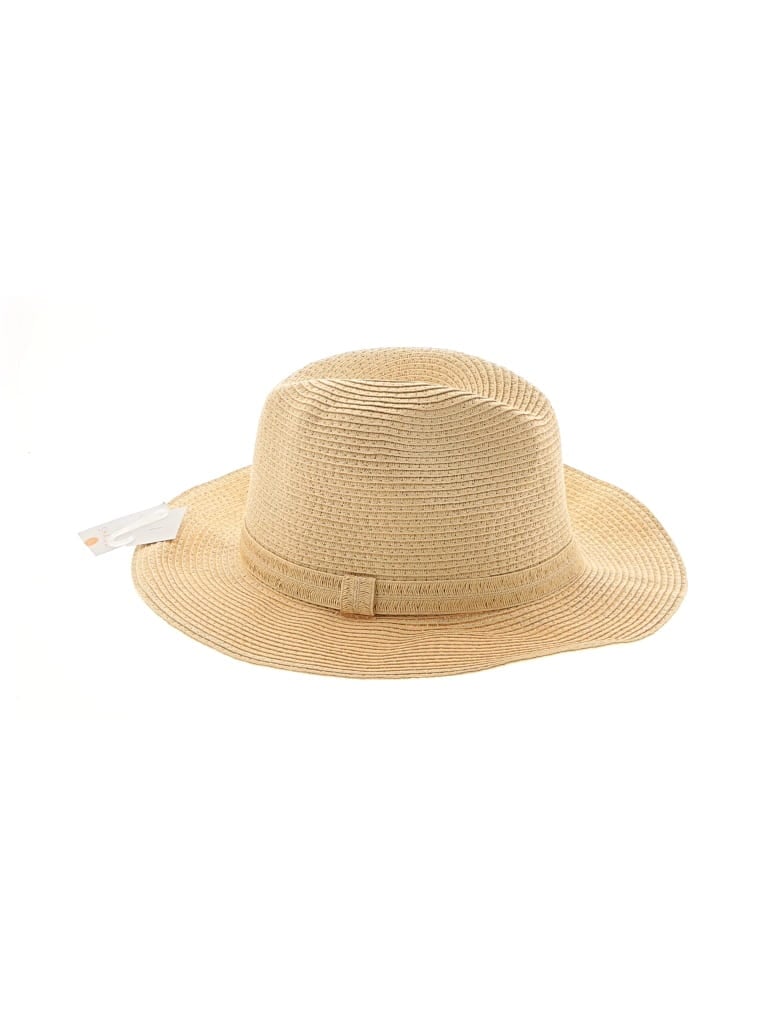 Pre-owned Shade & Shore Fedora In Tan