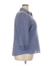 Van Heusen Houndstooth Blue 3/4 Sleeve Button-Down Shirt Size XXL - photo 4