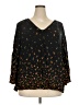 Old Navy 100% Rayon Black 3/4 Sleeve Blouse Size XXL - photo 1