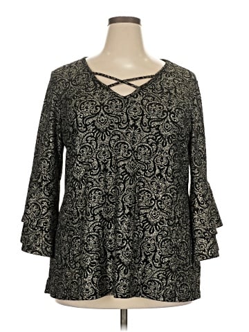 Avenue 3/4 Sleeve Blouse (view 1)