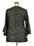 Avenue Black 3/4 Sleeve Blouse Size 18 Plus - photo 2