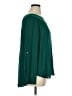 Ann Taylor LOFT 100% Polyester Green Long Sleeve Blouse Size XL - photo 4