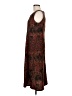 Studio 1 100% Polyester Paisley Brown Casual Dress Size 8 - photo 5