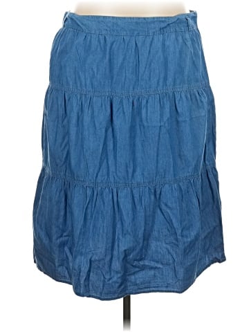 Cj Banks Denim Skirt (view 1)