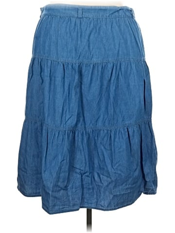 Cj Banks Denim Skirt (view 2)