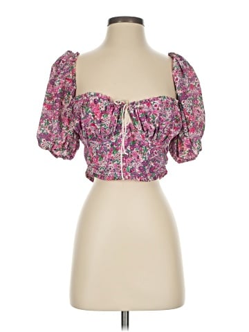 For Love & Lemons Short Sleeve Blouse (view 1)