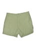 DKNY Solid Green Khaki Shorts Size 14 - photo 1