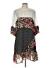 ASOS 100% Viscose Print Black Cocktail Dress Size 12 - photo 1