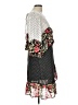 ASOS 100% Viscose Print Black Cocktail Dress Size 12 - photo 4