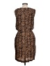 Neiman Marcus 100% Silk Paisley Brown Cocktail Dress Size 12 - photo 2