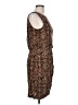 Neiman Marcus 100% Silk Paisley Brown Cocktail Dress Size 12 - photo 4
