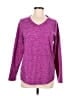 St. John's Bay 100% Polyester Purple Pullover Sweater Size M - photo 1