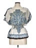 A. Byer 100% Polyester Blue Short Sleeve Blouse Size L - photo 1