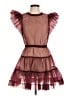 Jonathan Simkhai Burgundy Cocktail Dress Size 6 - photo 1