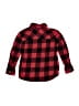 ING 100% Cotton Plaid Red Long Sleeve Button-Down Shirt Size 2T - photo 2