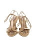 Nina 100% Leather Gold Sandals Size 8 - photo 2