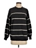 Cloud 9 Stripes Black Pullover Sweater Size S - photo 1