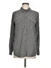 Equipment 100% Silk Polka Dots Black Long Sleeve Silk Top Size M - photo 1
