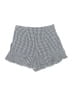 Zara Basic 100% Baumwolle Checkered-gingham Silver Shorts Size S - photo 1
