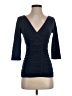 Last Tango Blue 3/4 Sleeve Top Size S - photo 1