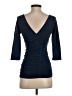 Last Tango Blue 3/4 Sleeve Top Size S - photo 2