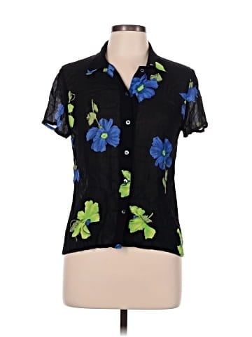 Essentials Short Sleeve Blouse (view 1)