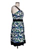 D.B.Y. Ltd Print Blue Cocktail Dress Size 12 - photo 4