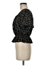 Jon & Anna 100% Polyester Black Short Sleeve Blouse Size M - photo 5